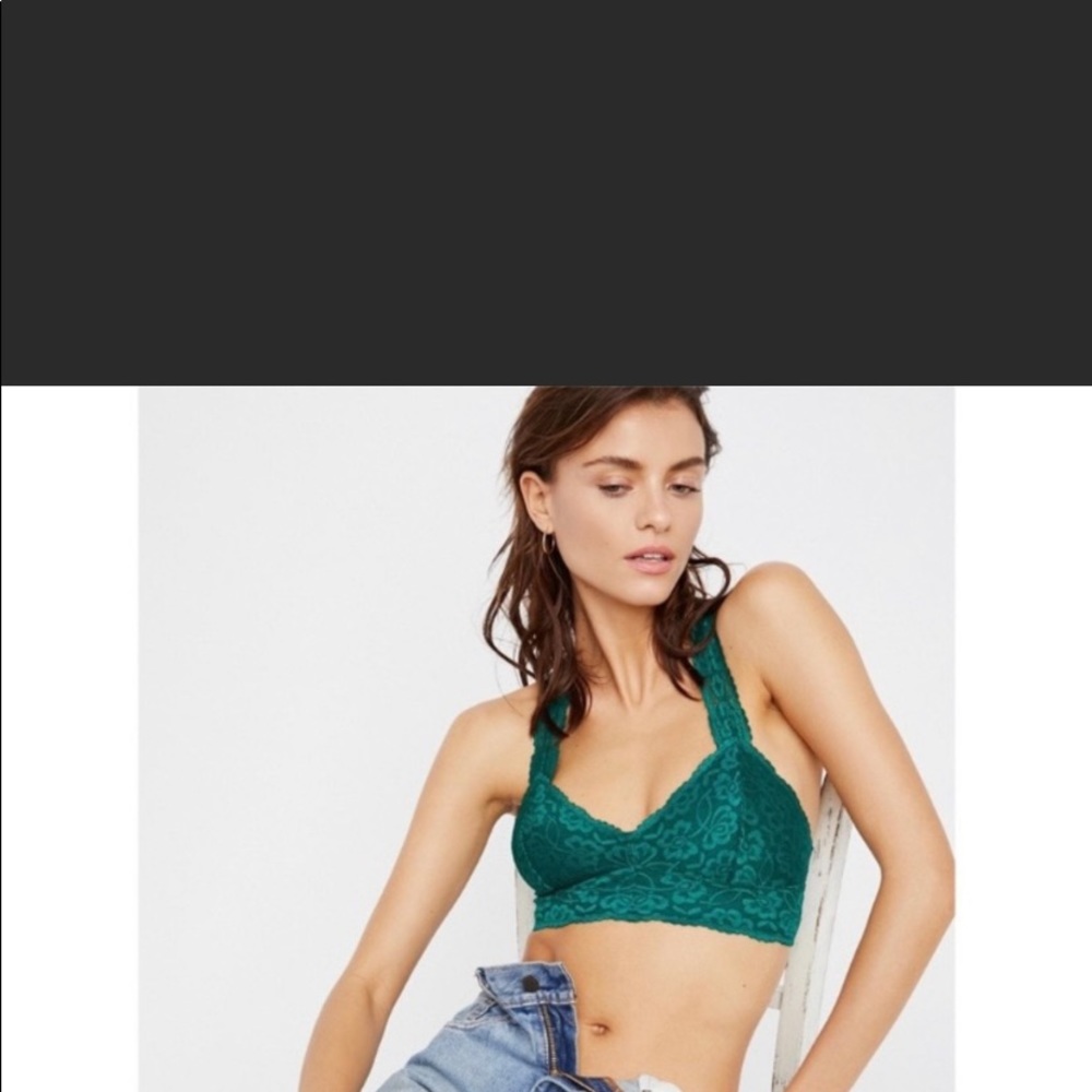 Free people Galloon lace racerback size M